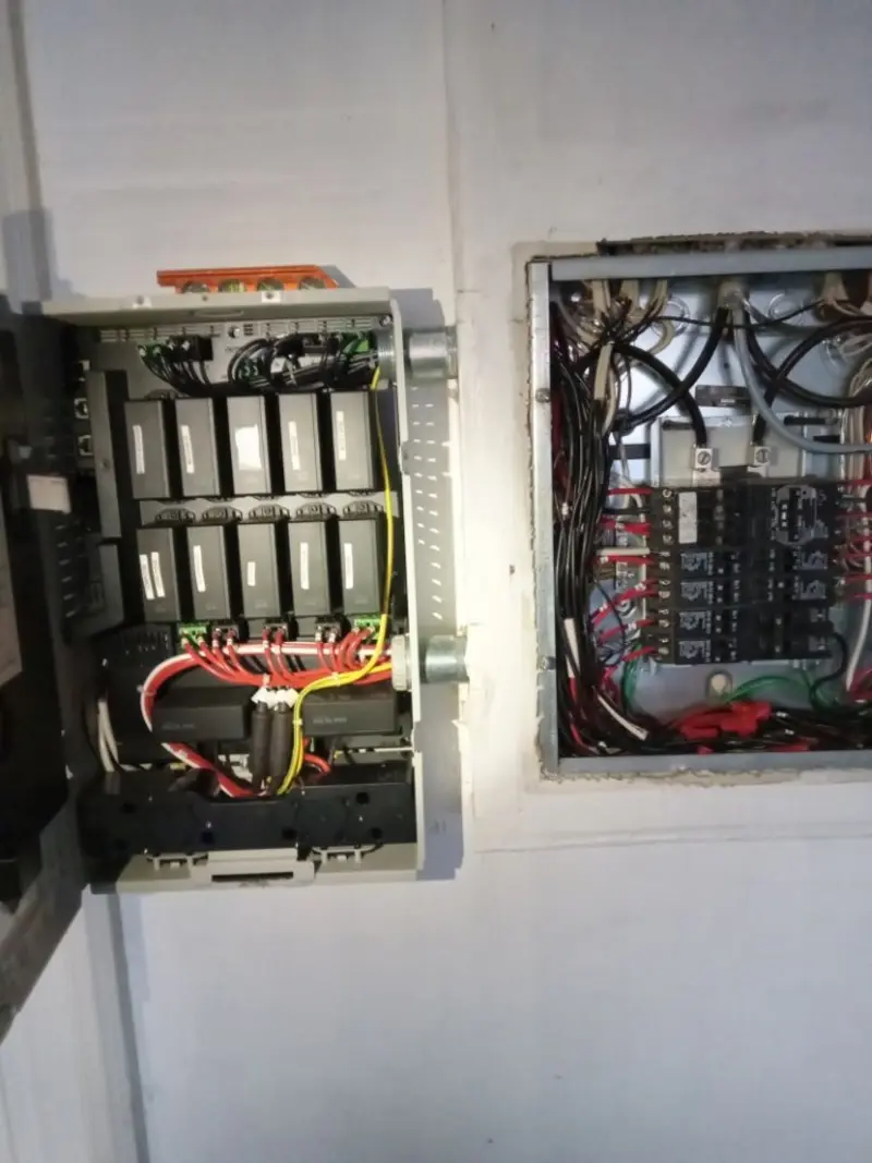 Electrical panel upgrade completed for Indoor Lighting Installation in Bethany